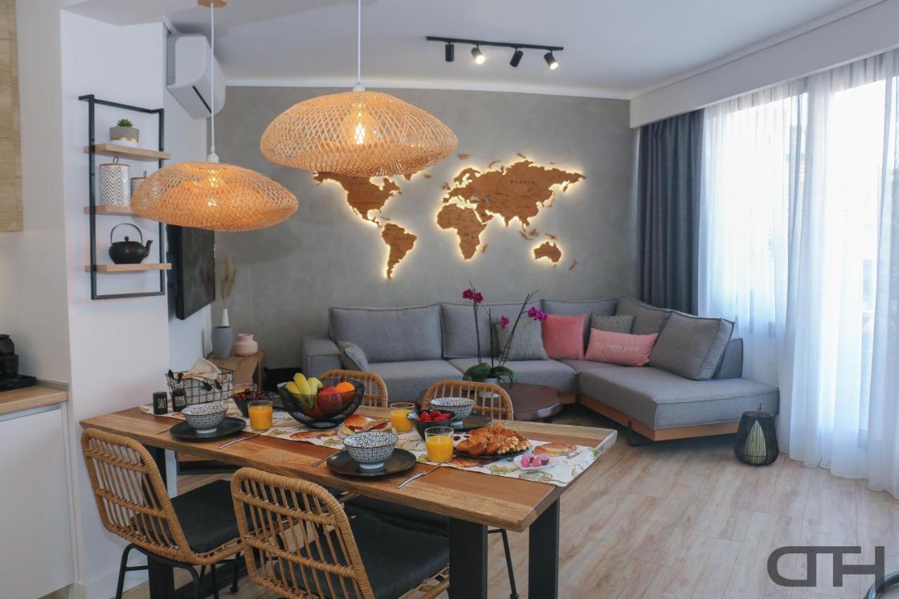 Luxury 80M2 Apartment With Balcony Downtown 塞萨洛尼基 外观 照片