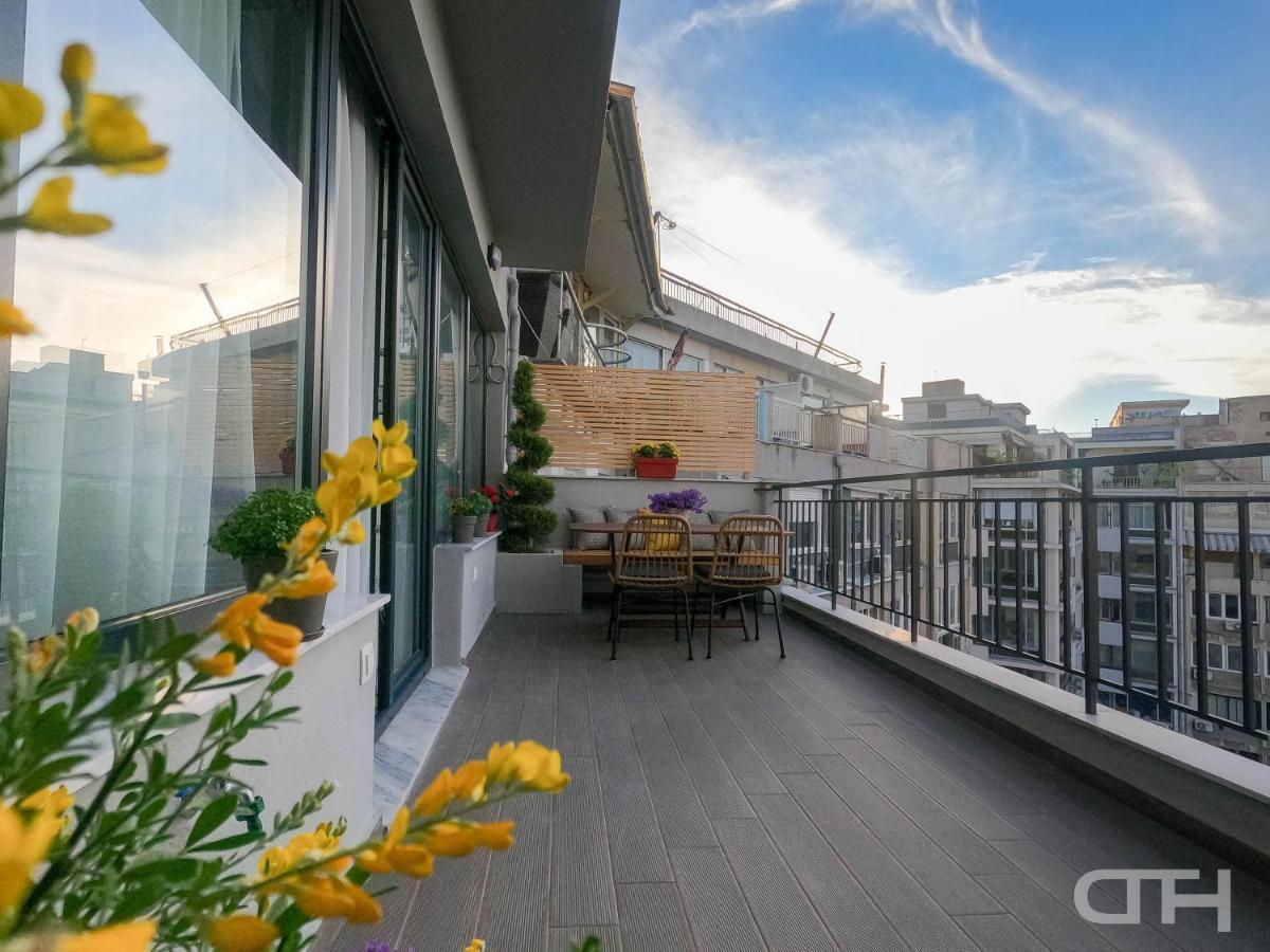 Luxury 80M2 Apartment With Balcony Downtown 塞萨洛尼基 外观 照片