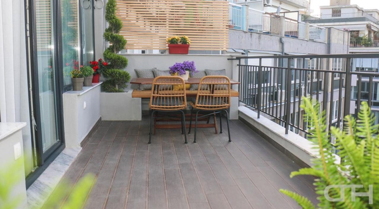 Luxury 80M2 Apartment With Balcony Downtown 塞萨洛尼基 外观 照片